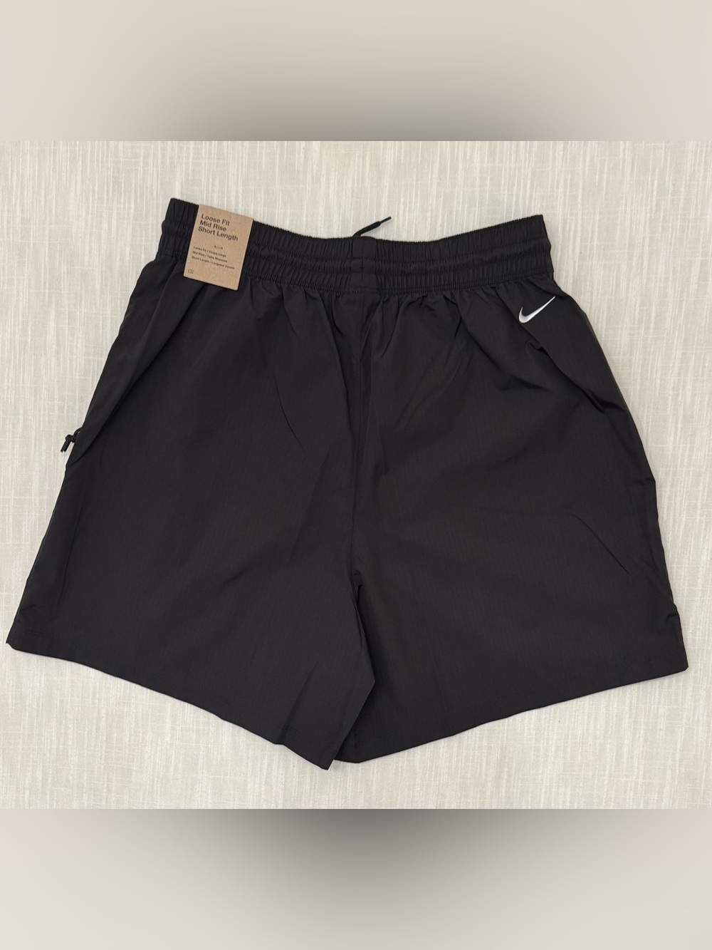 Nike ACG Repel Ripstop Shorts Womens Small Black Loose Fit Mid Rise HJ0263-010 - Picture 2 of 16